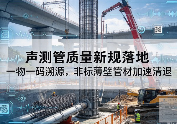 阳朔声测管质量新规落地，一物一码溯源，非标薄壁管材加速清退